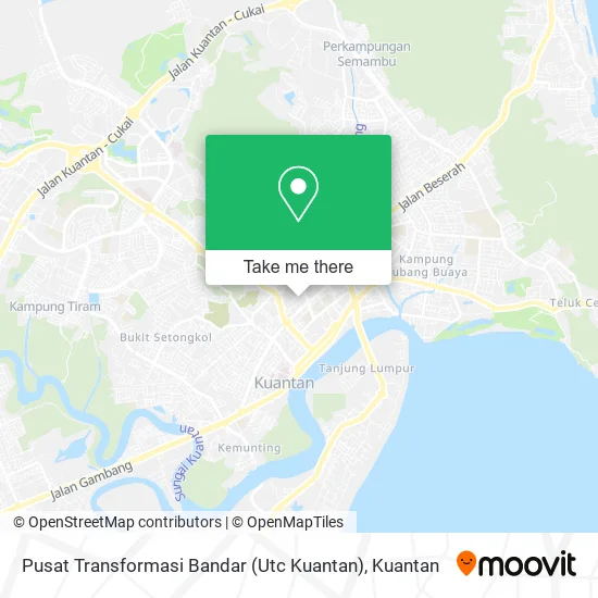 Pusat Transformasi Bandar (Utc Kuantan) map