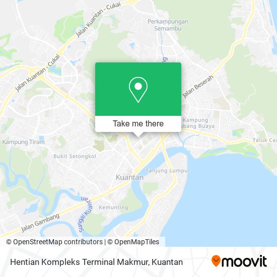 Peta Hentian Kompleks Terminal Makmur