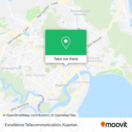 Excellence Telecommunication map