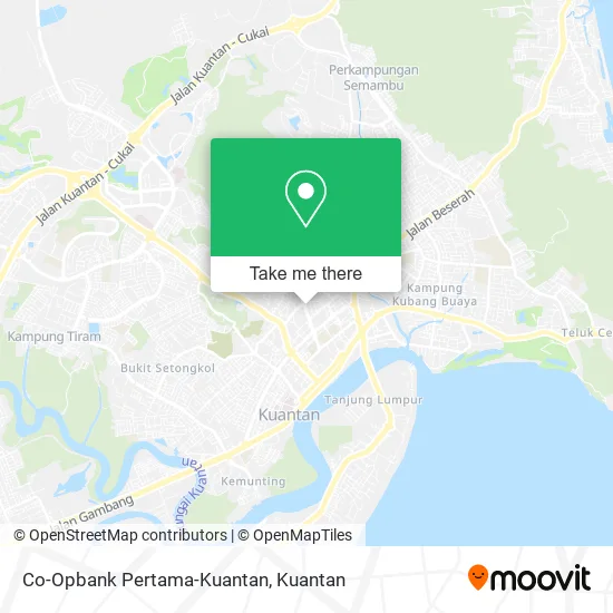 Co-Opbank Pertama-Kuantan map