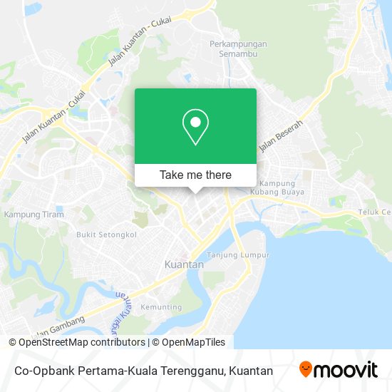 Co-Opbank Pertama-Kuala Terengganu map