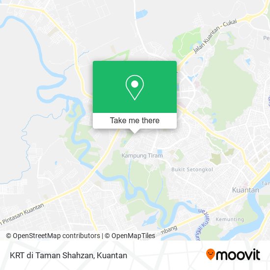 Peta KRT di Taman Shahzan