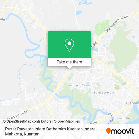 Pusat Rawatan Islam Bathamim Kuantan,Indera Mahkota map