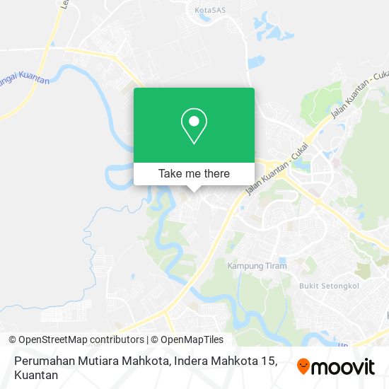 Perumahan Mutiara Mahkota, Indera Mahkota 15 map