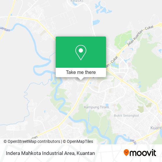 Indera Mahkota Industrial Area map