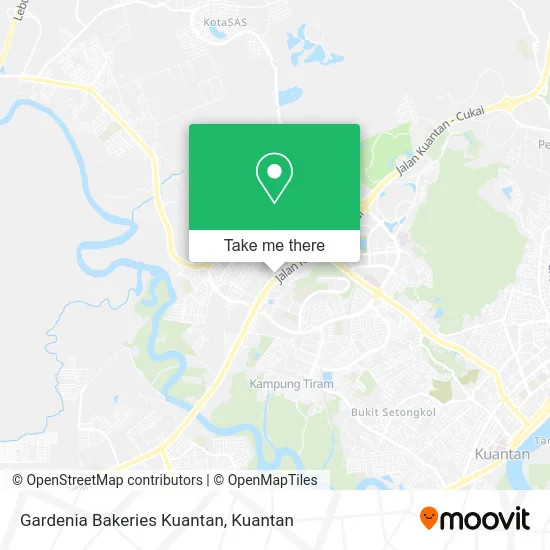Gardenia Bakeries Kuantan map