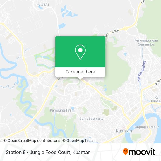 Station 8 - Jungle Food Court map