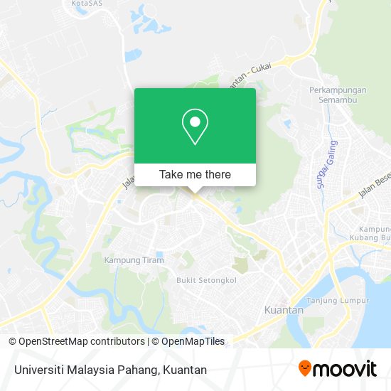 Peta Universiti Malaysia Pahang