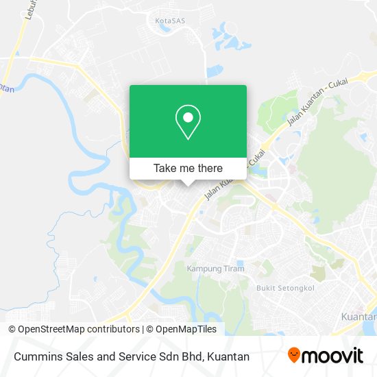 Cummins Sales and Service Sdn Bhd map