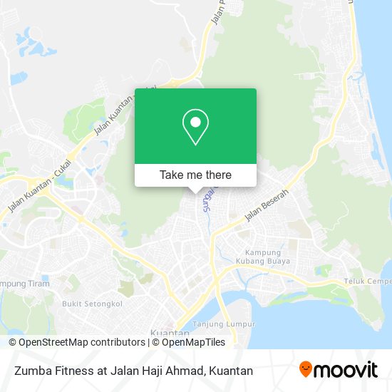 Peta Zumba Fitness at Jalan Haji Ahmad