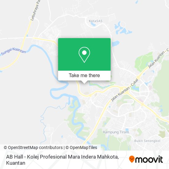 Peta AB Hall - Kolej Profesional Mara Indera Mahkota