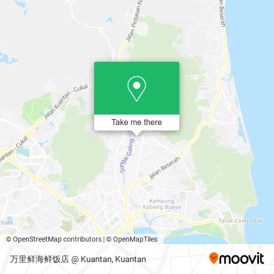 Peta 万里鲜海鲜饭店 @ Kuantan