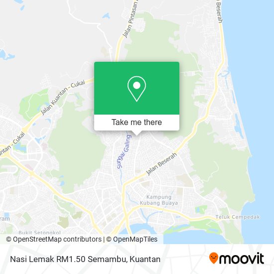 Peta Nasi Lemak RM1.50 Semambu