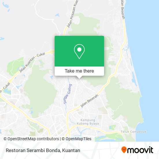 Peta Restoran Serambi Bonda