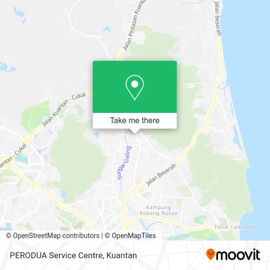 PERODUA Service Centre map