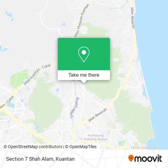 Section 7 Shah Alam map