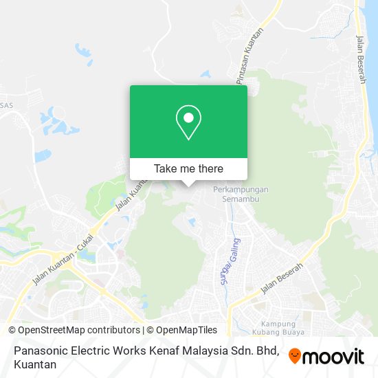 Panasonic Electric Works Kenaf Malaysia Sdn. Bhd map