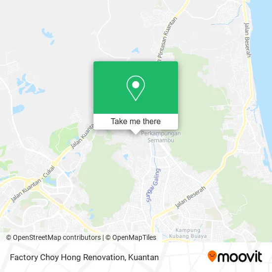 Factory Choy Hong Renovation map