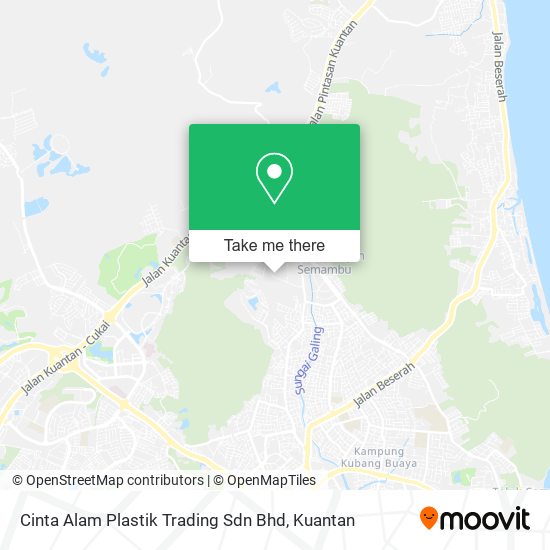 Cinta Alam Plastik Trading Sdn Bhd map