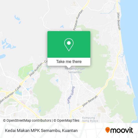 Kedai Makan MPK Semambu map