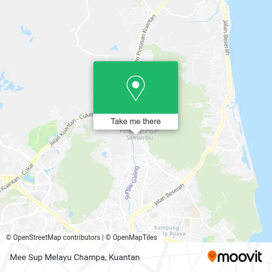 Mee Sup Melayu Champa map