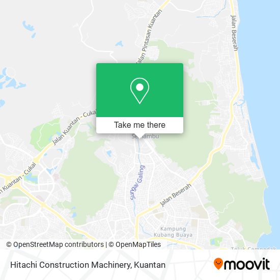 Hitachi Construction Machinery map