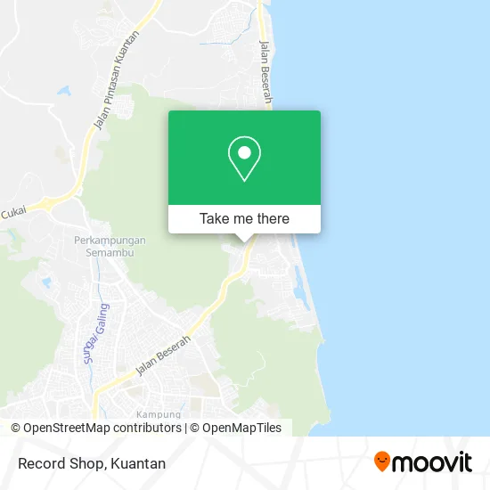 Record Shop map