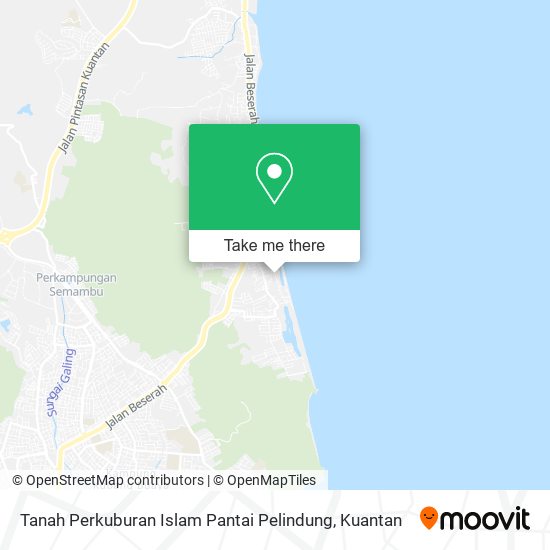 Tanah Perkuburan Islam Pantai Pelindung map