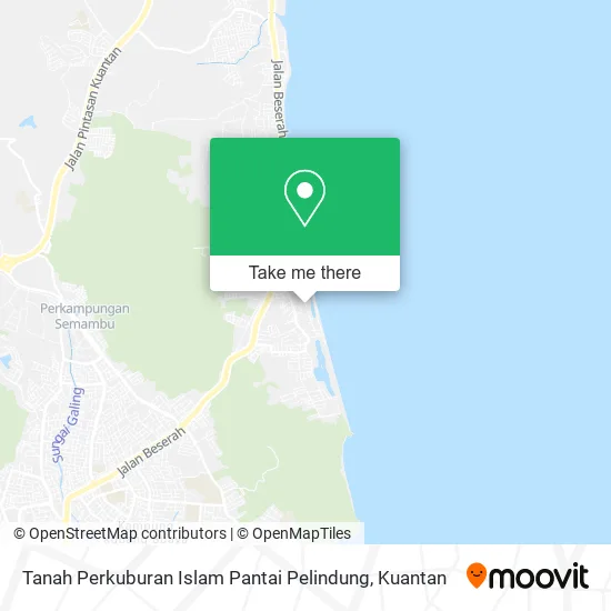Tanah Perkuburan Islam Pantai Pelindung map