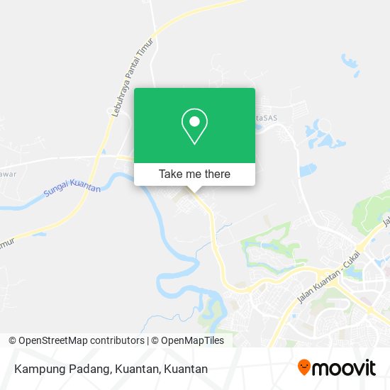 Kampung Padang, Kuantan map