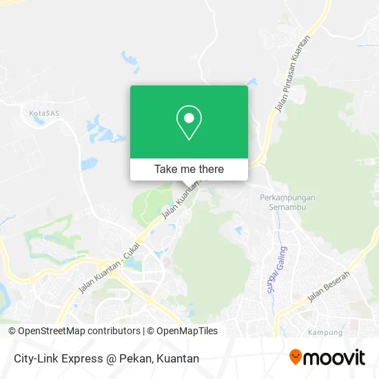 City-Link Express @ Pekan map