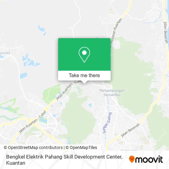 Bengkel Elektrik Pahang Skill Development Center map