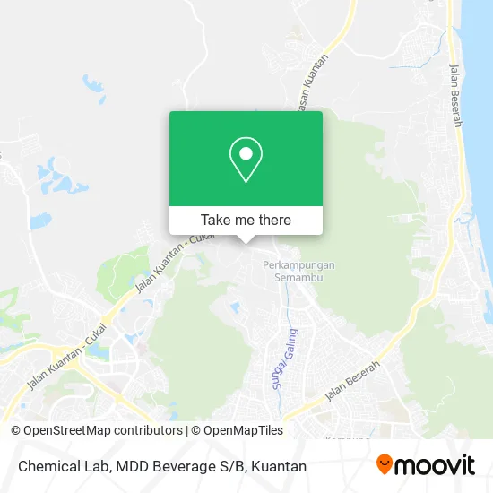 Chemical Lab, MDD Beverage S/B map