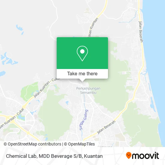 Chemical Lab, MDD Beverage S/B map