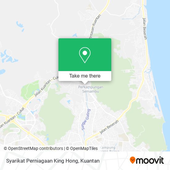 Peta Syarikat Perniagaan King Hong