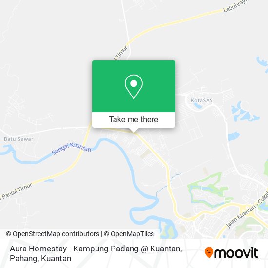 Peta Aura Homestay - Kampung Padang @ Kuantan, Pahang