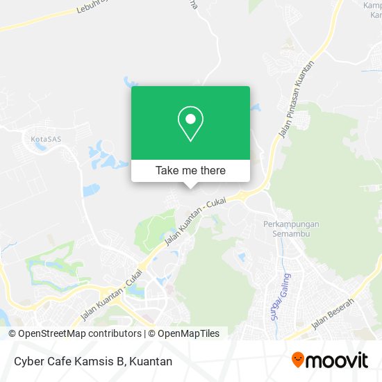 Peta Cyber Cafe Kamsis B