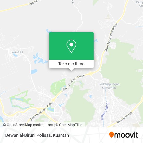 Dewan al-Biruni Polisas map