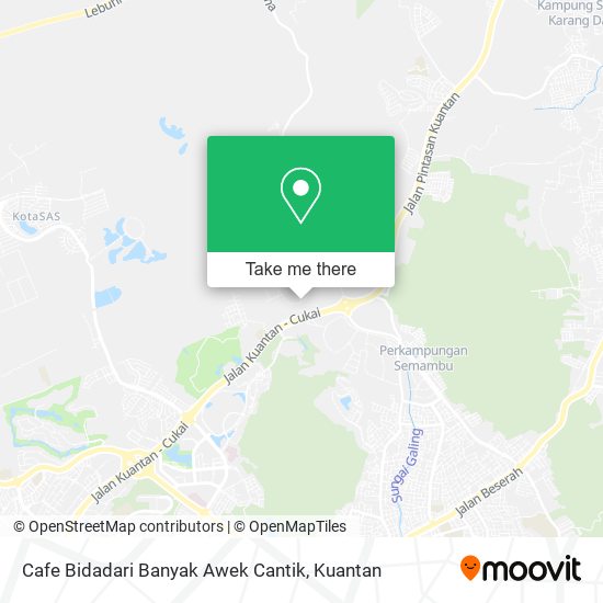 Cafe Bidadari Banyak Awek Cantik map