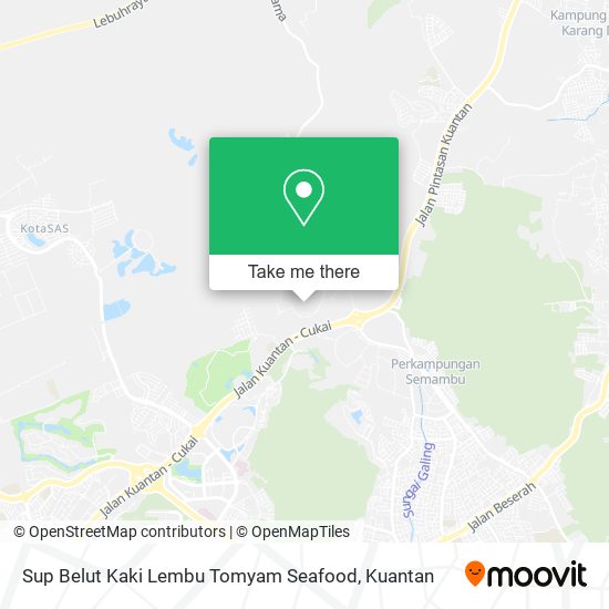 Sup Belut Kaki Lembu Tomyam Seafood map