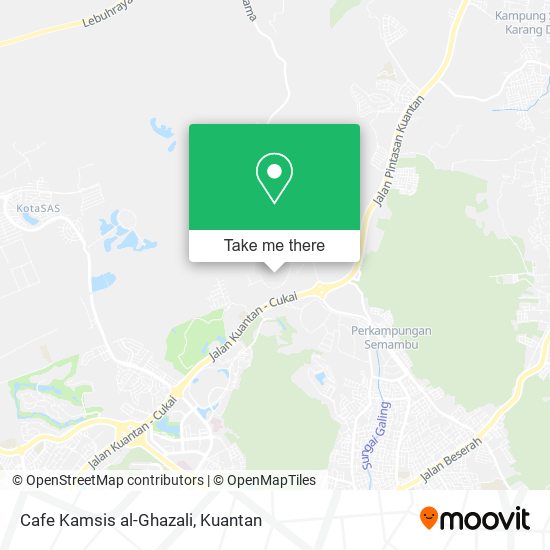 Cafe Kamsis al-Ghazali map