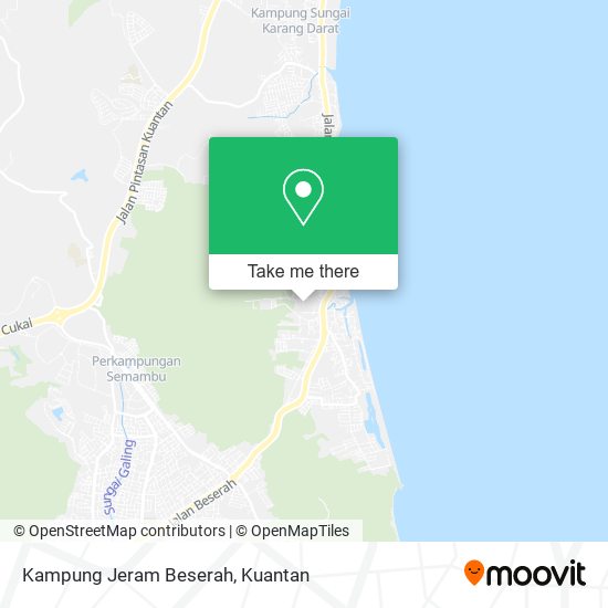 Peta Kampung Jeram Beserah