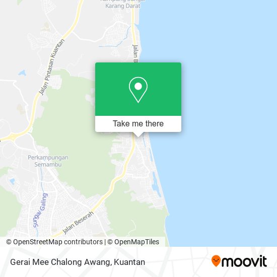 Gerai Mee Chalong Awang map