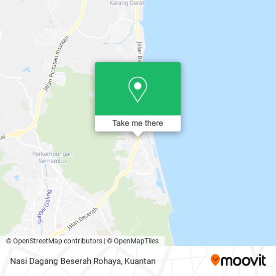 Peta Nasi Dagang Beserah Rohaya