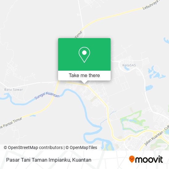 Peta Pasar Tani Taman Impianku