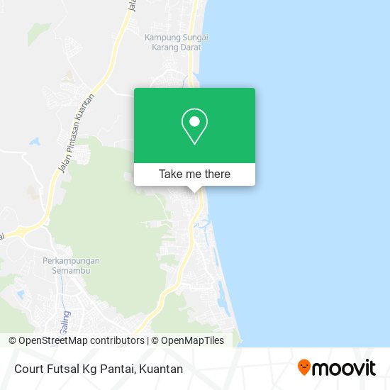 Court Futsal Kg Pantai map