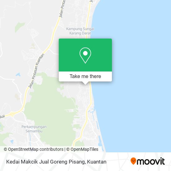 Kedai Makcik Jual Goreng Pisang map