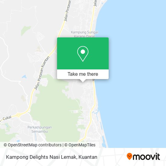 Kampong Delights Nasi Lemak map