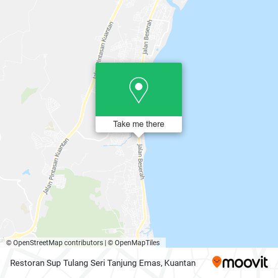 Restoran Sup Tulang Seri Tanjung Emas map