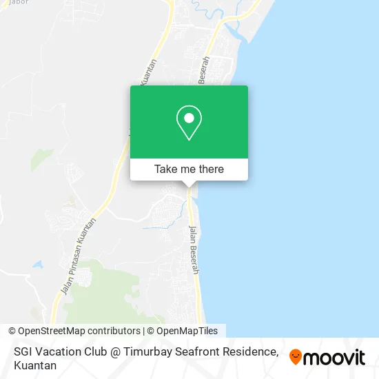 SGI Vacation Club @ Timurbay Seafront Residence map
